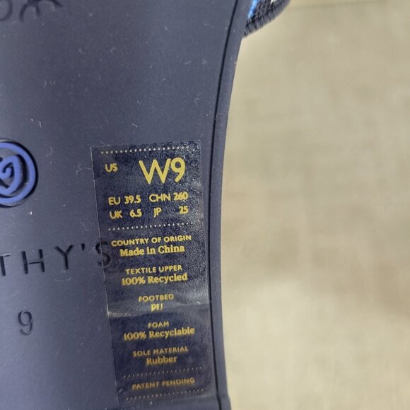 Rothy's The Slide Azure Camo Spot Slip On Sandals Women's Size US 8, 8.5 - Picture 4 of 10